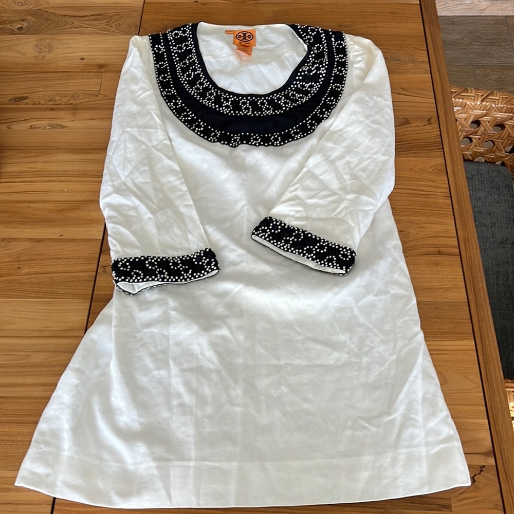 Tory Burch Black and White Tunic